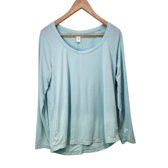 Athleta Womens Stratus II Top Long Sleeve Aqua Women's‎ Size S - Picture 6 of 6